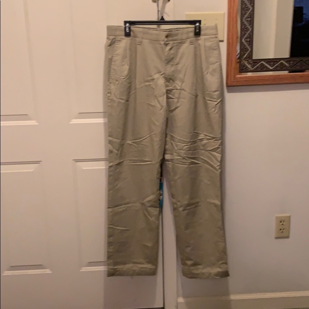 Cherokee Men's Pleated Khaki Pants 34x34